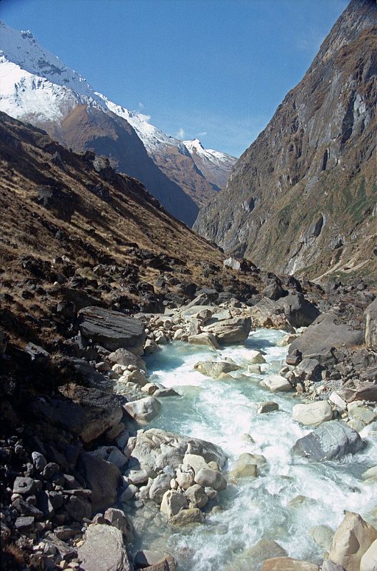 201 Looking Down The Miristi Khola Gorge